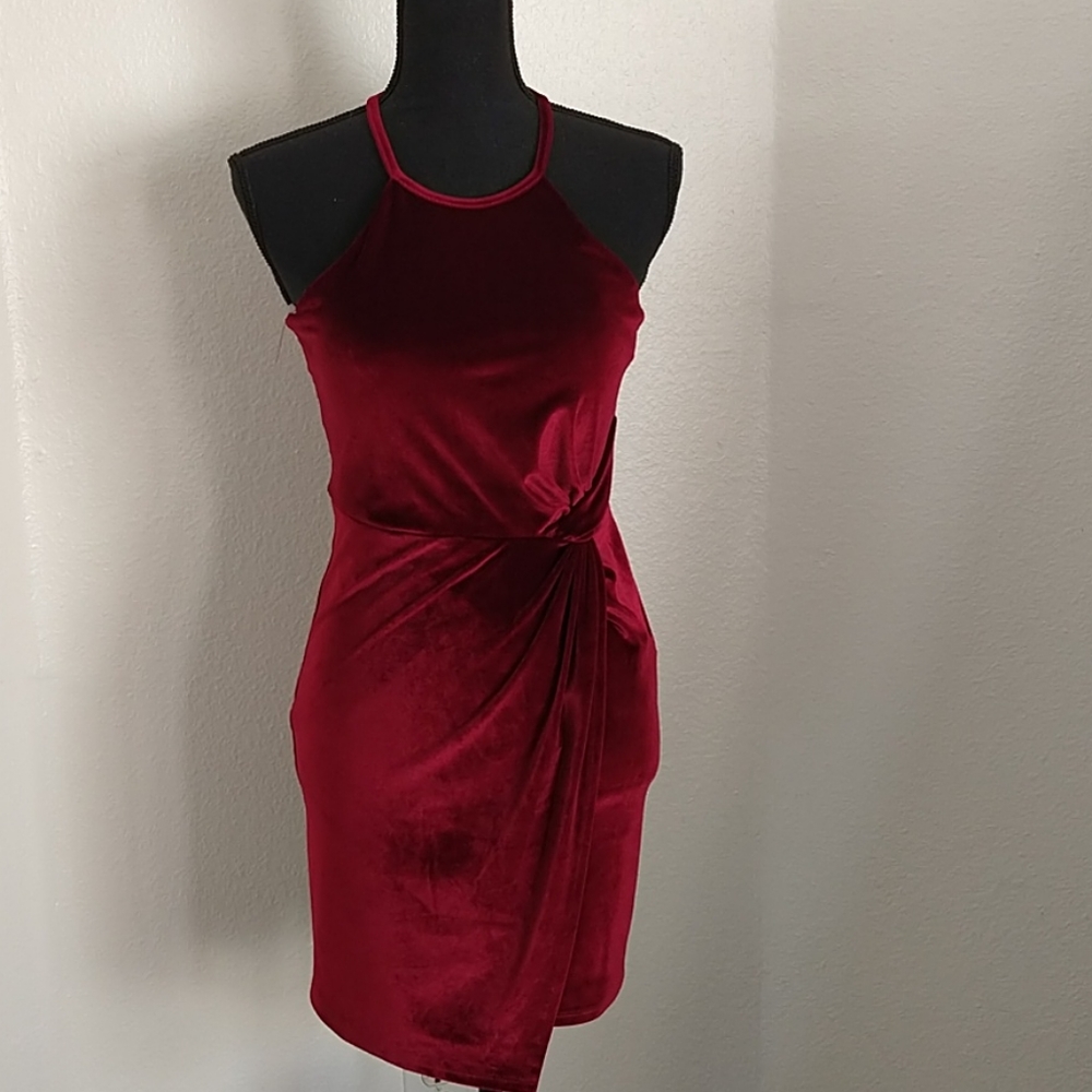 Crimson Red Dress